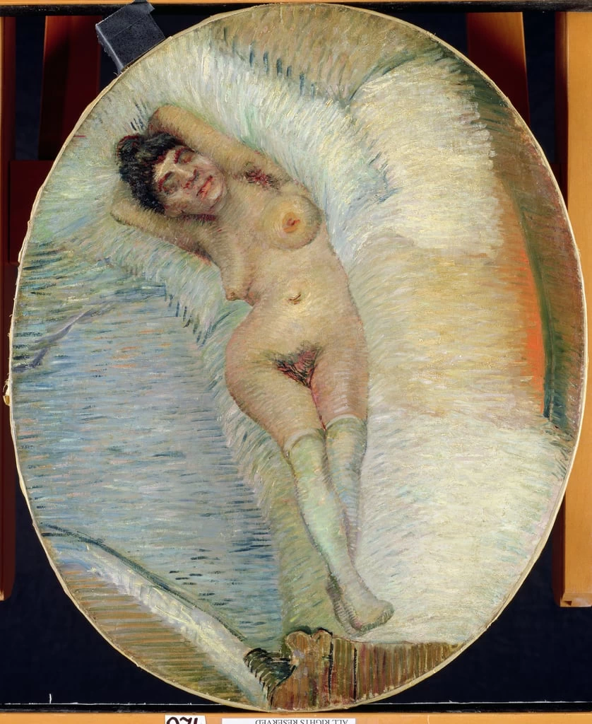   192-Vincent van Gogh-Nudo, 1887 - The Barnes Foundation, Philadelphia, Pennsylvania
